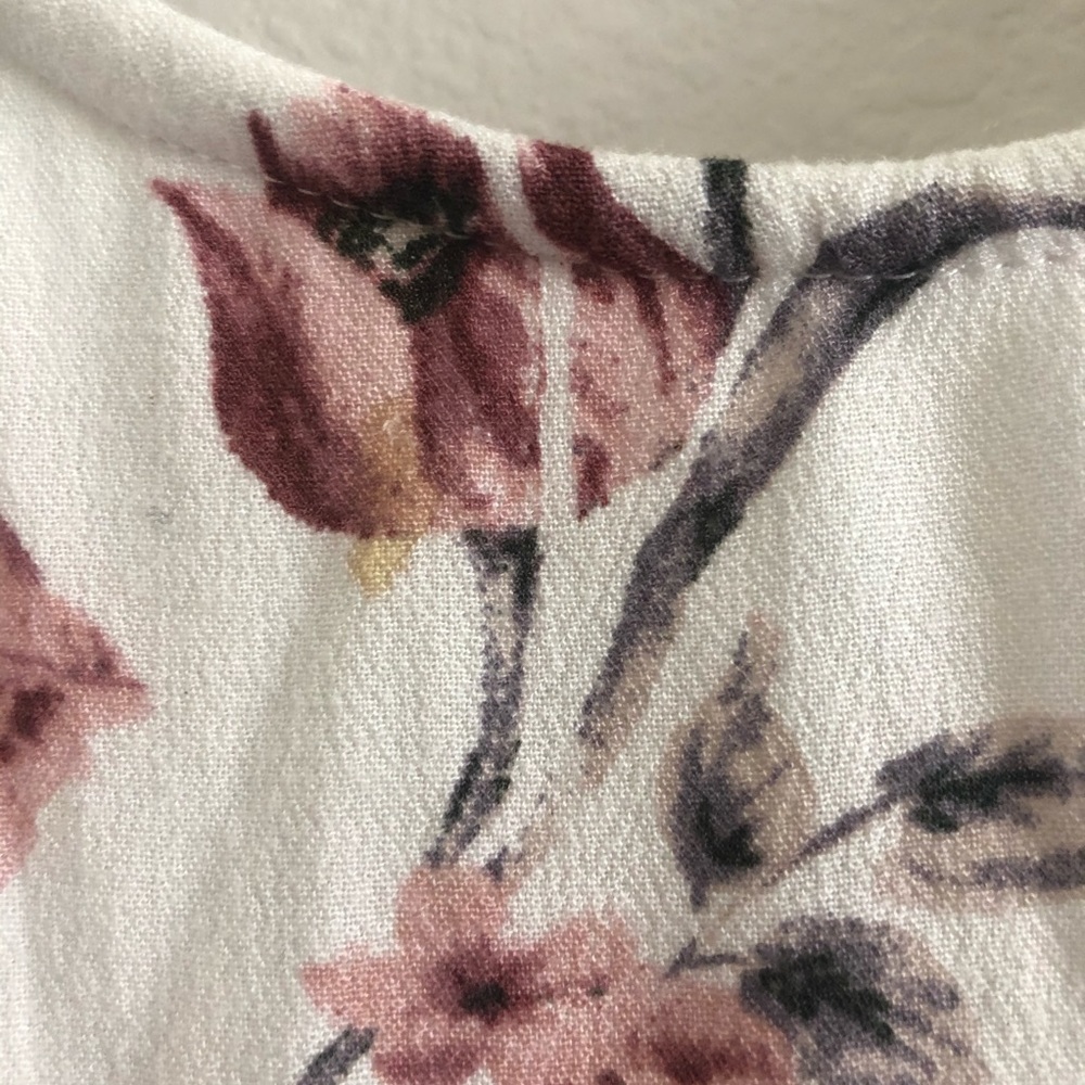 Tilly’s Full Tilt Floral Cold Shoulder Mini Dress - Picture 3 of 5
